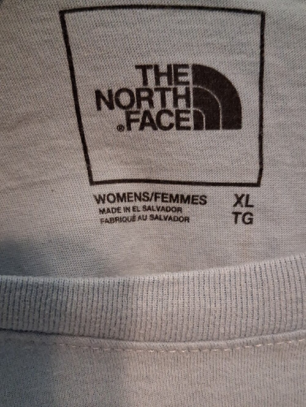 The North Face Blue Logo Graphic Short Sleeve Crew Neck T-Shirt Size XL - Picture 3 of 5